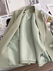 Black Blazer for Women - Stylish Tailored Fit Office Blazer with Belted Waist for Professional and Casual Wear 5
