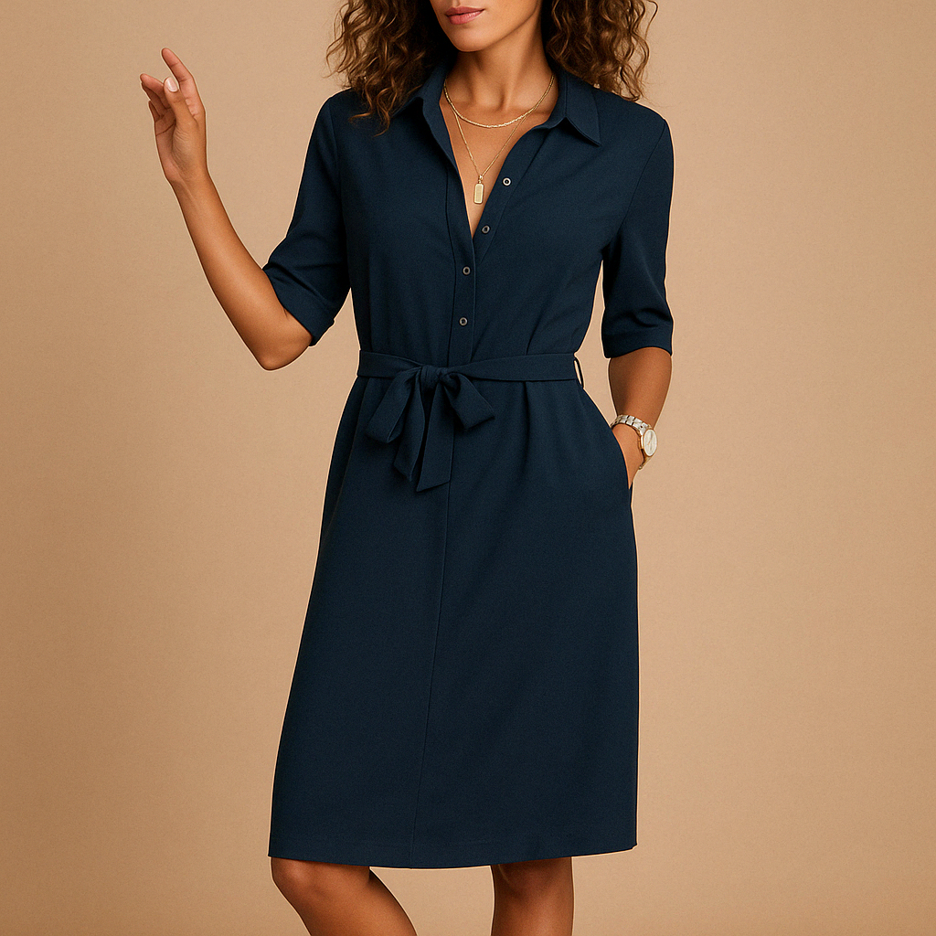 Elegant Fitted Casual Dress for Women Perfect for Office and Evening Wear 3