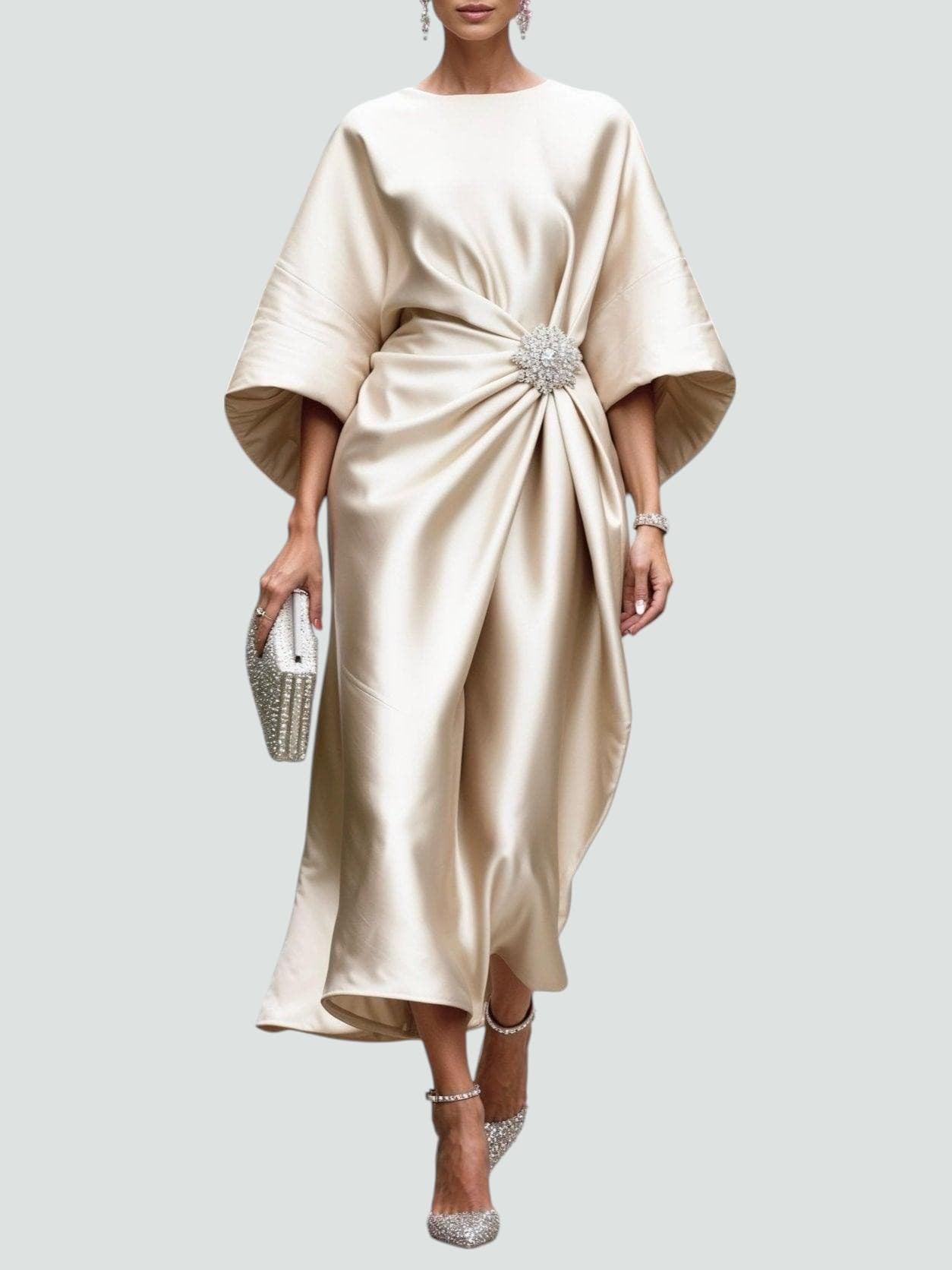 Elegant Long Dress for Women Perfect for Weddings and Special Occasions 5