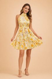 Elegant Off-the-Shoulder Floral Summer Dress for Women 2