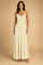 Elegant Sustainable Maxi Dress for Women with V-Neck and High Waist 0