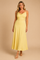 Elegant Sustainable Maxi Dress for Women with V-Neck and High Waist 6