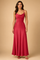 Elegant Sustainable Maxi Dress for Women with V-Neck and High Waist 8