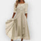 Elegant Women's A-Line Midi Dress for Summer Parties and Wedding Guests 6