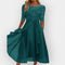 Elegant Women's A-Line Midi Dress for Summer Parties and Wedding Guests 7