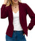 Elegant Women's Blazer - Open Front Stylish White or Black Blazer for Women, Perfect for Office and Casual Wear 3