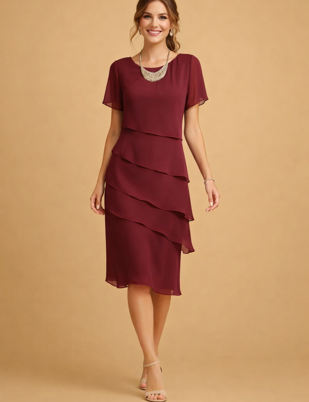 Elegant Women's Dress for Spring and Summer Versatile Stylish Occasion Wear 0