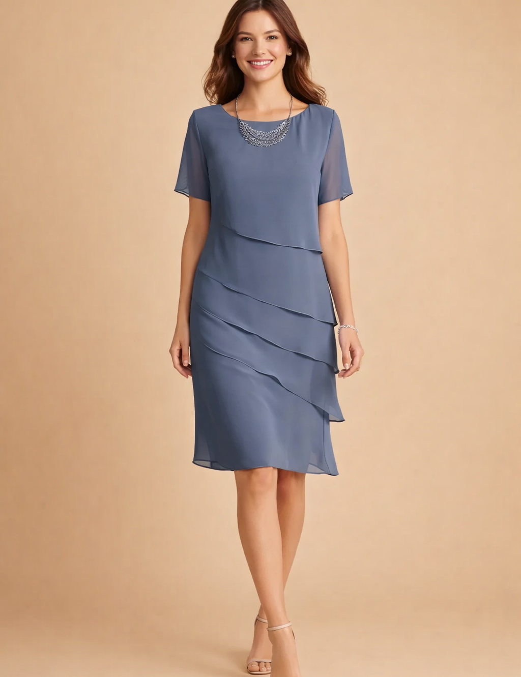 Elegant Women's Dress for Spring and Summer Versatile Stylish Occasion Wear 1