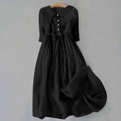 Elegant Women's Summer Dress Comfortable Fit Classic Silhouette for Warm Weather 3