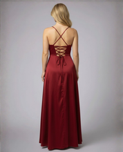 Elegant Women's Summer Maxi Dress with Leg Slit for Formal Weddings and Evening Wear 1