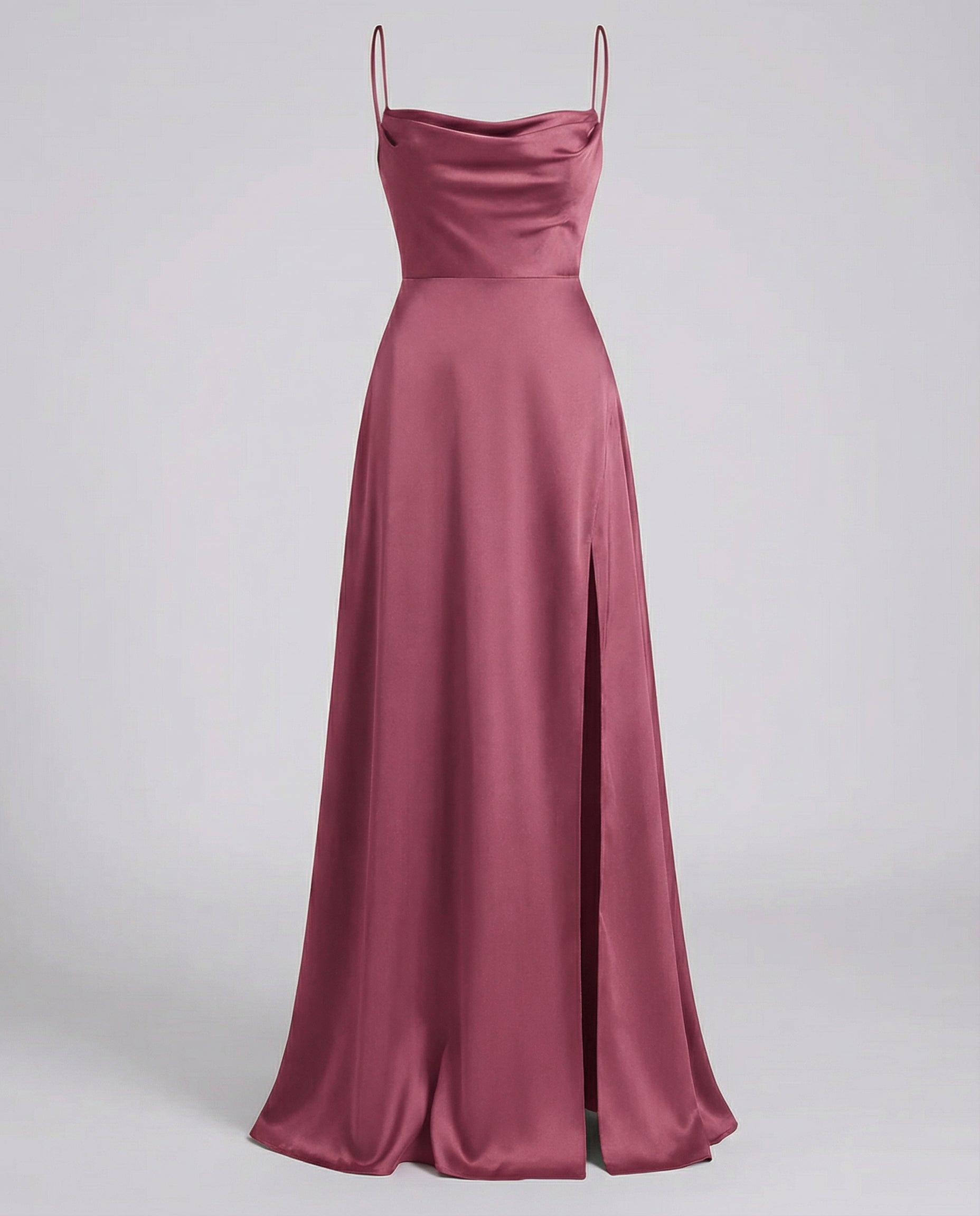 Elegant Women's Summer Maxi Dress with Leg Slit for Formal Weddings and Evening Wear 6