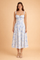 Elegant Women’s Waist-Defined Dress with Sweetheart Neckline and Side Slit 3