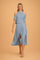 Off-the-Shoulder Midi Dress for Women Casual Elegant Summer Dress 0