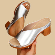 Orthopedic Women's High Heel Sandals with Arch Support for Summer Comfort 2