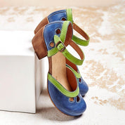 Orthopedic Women's Low Heel Sandals with Arch Support for Comfortable Summer Wear 0