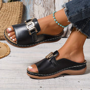 Orthopedic Women's Platform Sandals with Arch Support for Summer Style and Comfort 3