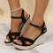 Orthopedic Women's Wedge Sandals with Arch Support for Comfortable Summer Wear 0