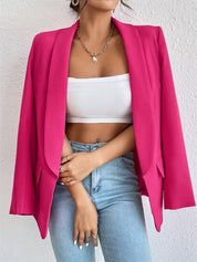 Women's Black Blazer for Women - Elegant Tailored Style for Casual and Formal Occasions 1