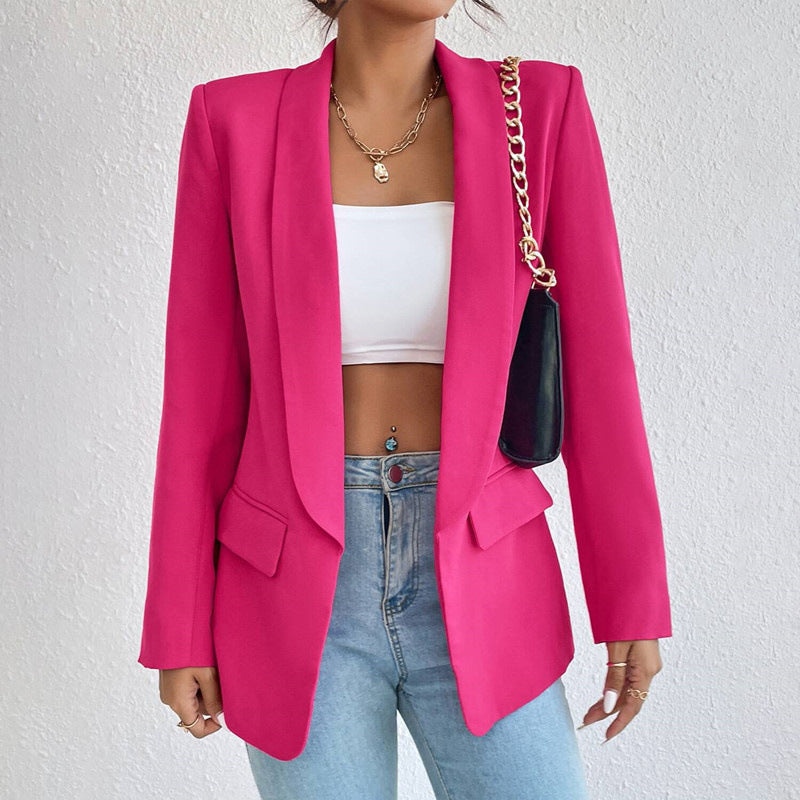 Women's Black Blazer for Women - Elegant Tailored Style for Casual and Formal Occasions 2