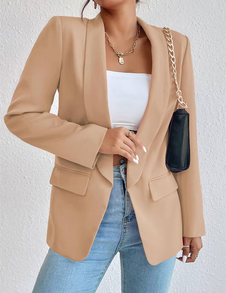 Women's Black Blazer for Women - Elegant Tailored Style for Casual and Formal Occasions 4