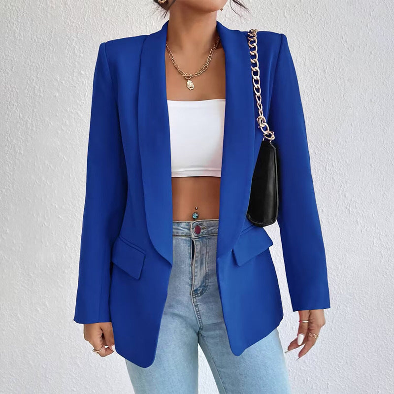 Women's Black Blazer for Women - Elegant Tailored Style for Casual and Formal Occasions 6