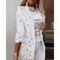 Women's Blazer - Elegant Printed Shawl Collar Jacket with Tailored Fit for Versatile Style 4