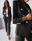 Women's Blazer Set - Elegant Tailored Fit with Asymmetrical Design for Versatile Style and Comfort 0