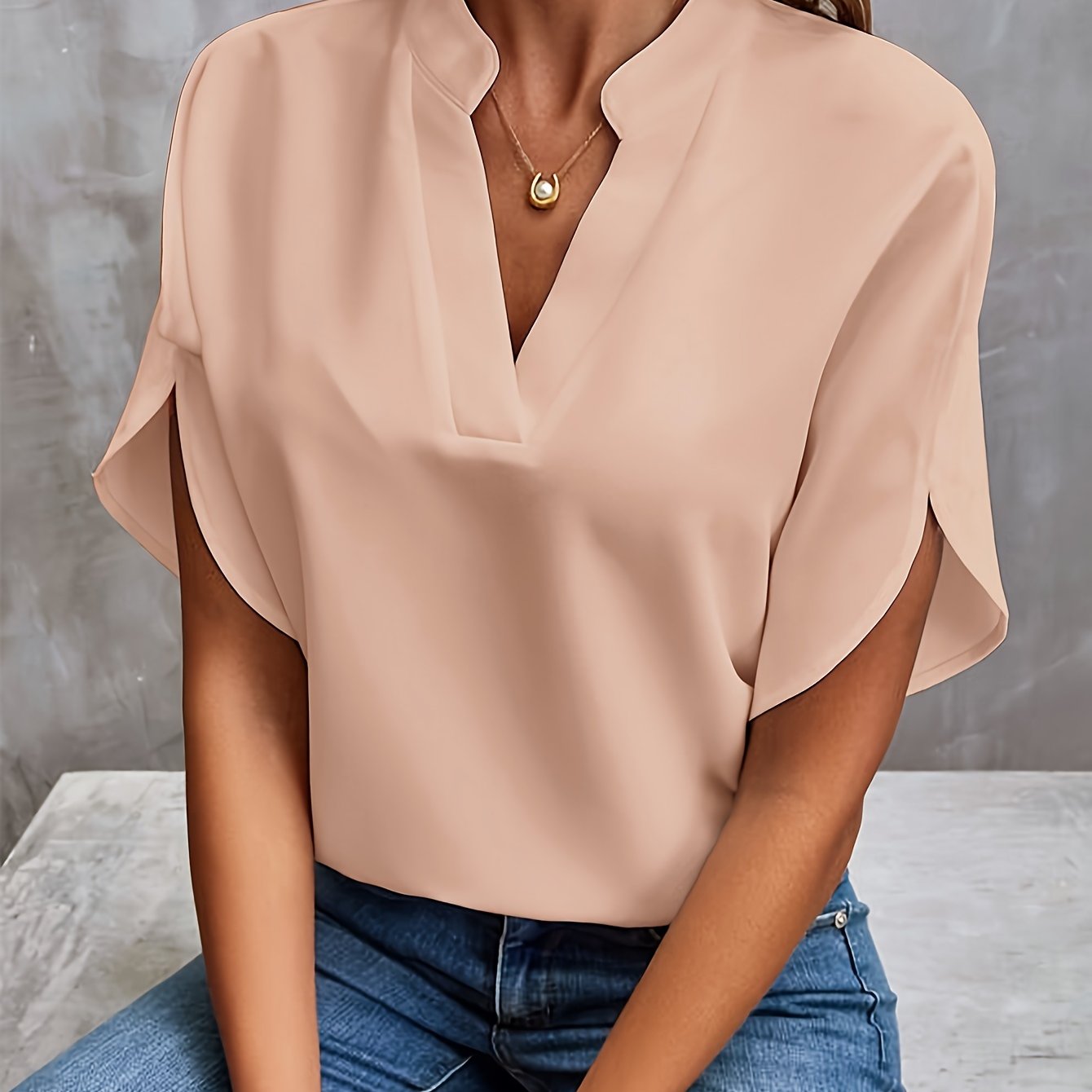 Women's Blouse - Elegant Summer Tops for Women in Vibrant Colors with Comfortable Regular Fit 0