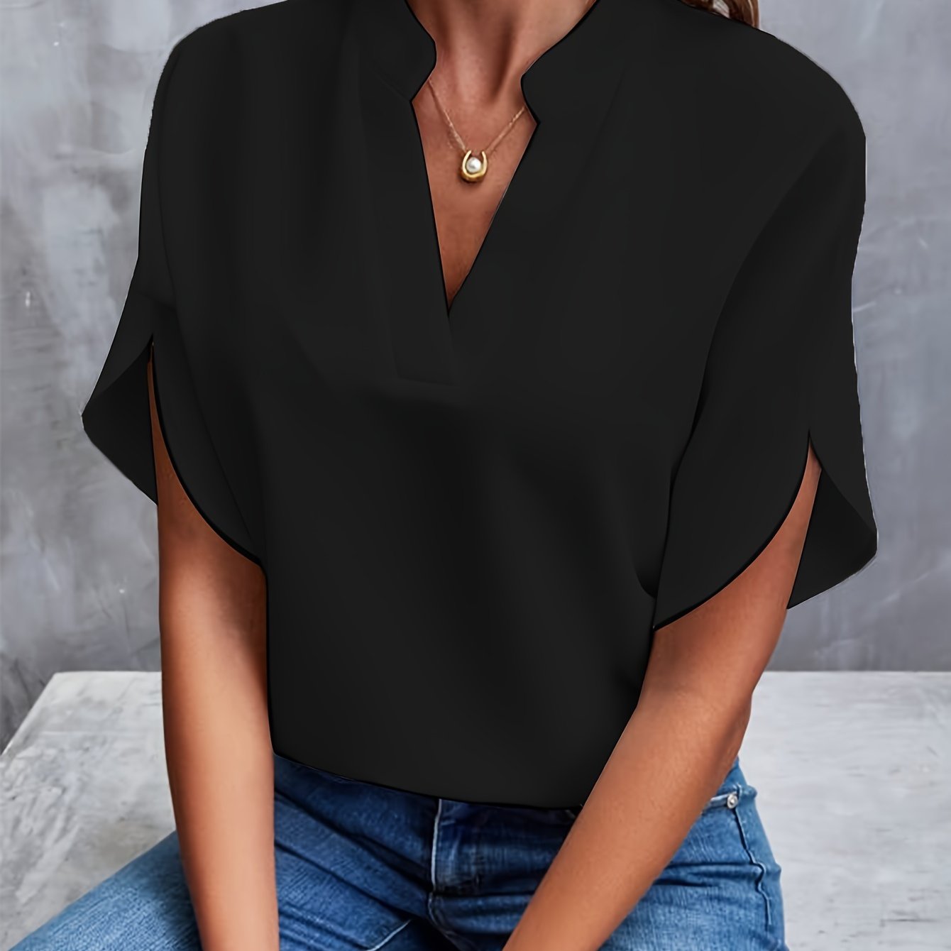 Women's Blouse - Elegant Summer Tops for Women in Vibrant Colors with Comfortable Regular Fit 4