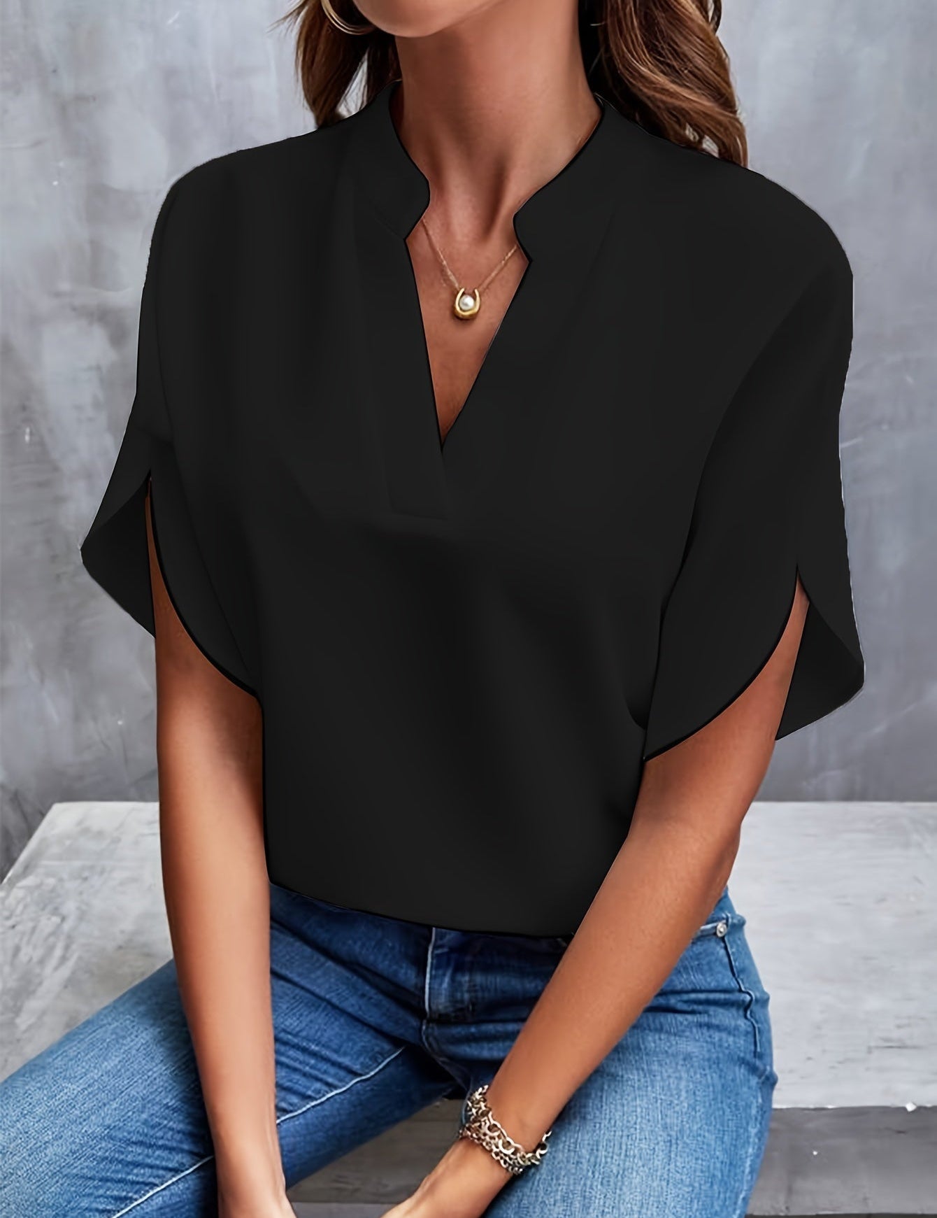 Women's Blouse - Elegant Summer Tops for Women in Vibrant Colors with Comfortable Regular Fit 5
