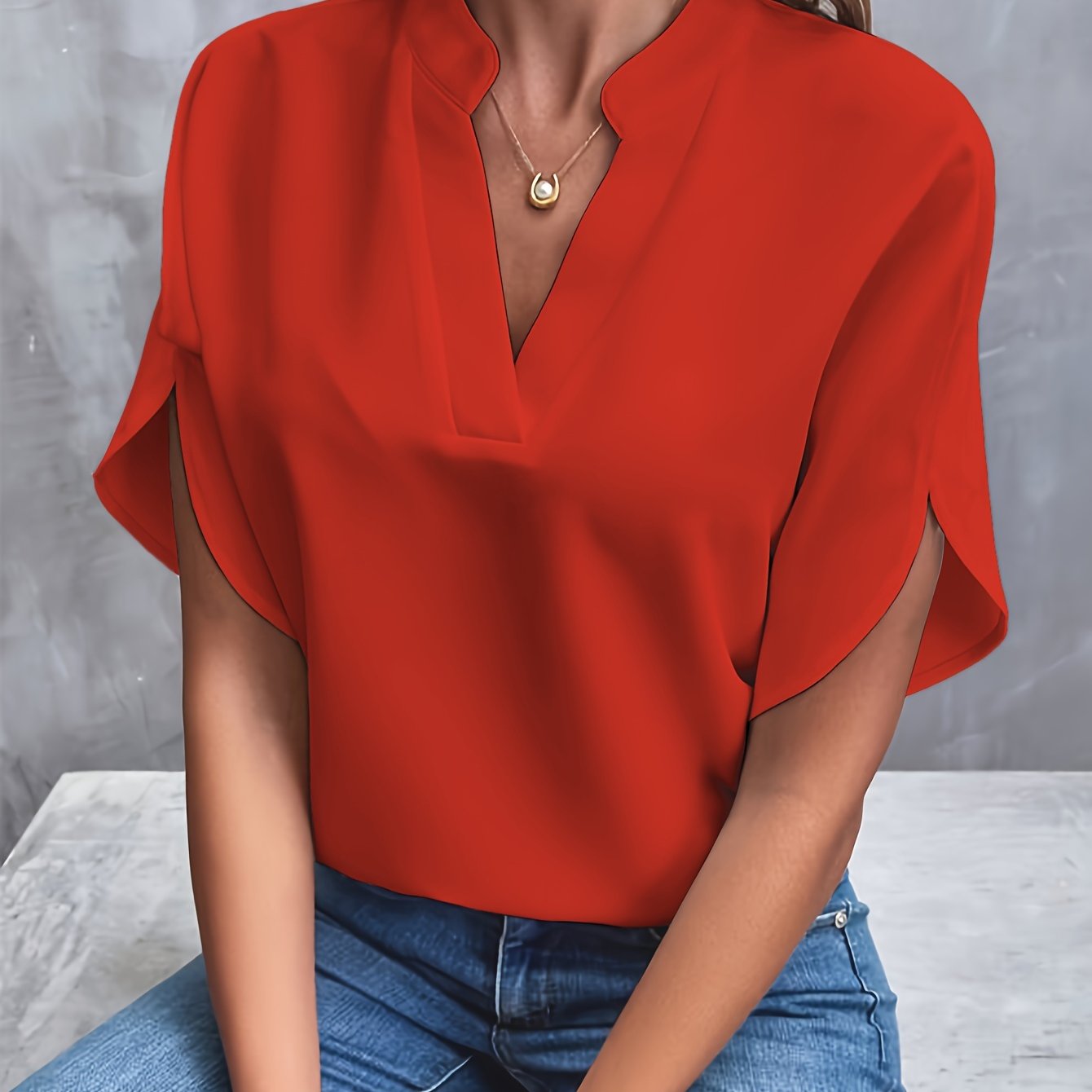 Women's Blouse - Elegant Summer Tops for Women in Vibrant Colors with Comfortable Regular Fit 9