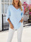 Women's Blouse - Elegant V-Neck Flared Sleeve Summer Tops for Women - Chic Casual Style 8