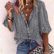 Women's Blouse - Lightweight Summer Tops for Women, Elegant Casual Style, Versatile Fit 6