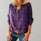 Women's Blouse, Retro Vintage Style Elegant Casual Top for Women, Flattering Fit for Versatile Fashion 1