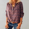 Women's Blouse, Retro Vintage Style Elegant Casual Top for Women, Flattering Fit for Versatile Fashion 2