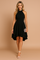 Women's Cocktail Dress - Elegant Flared Hem for Summer Weddings and Formal Occasions 0