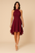 Women's Cocktail Dress - Elegant Flared Hem for Summer Weddings and Formal Occasions 5