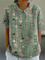 Women's Floral Print Blouse, Casual Collared Shirt for Summer Style 14
