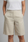 Women's Knee-Length Shorts with Elastic Waistband & Side Pockets for Casual Summer Style 0