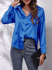 Women's Long Sleeve Blouse - Elegant Casual Top for Stylish Outfits 1