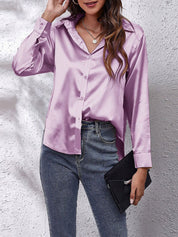Women's Long Sleeve Blouse - Elegant Casual Top for Stylish Outfits 3