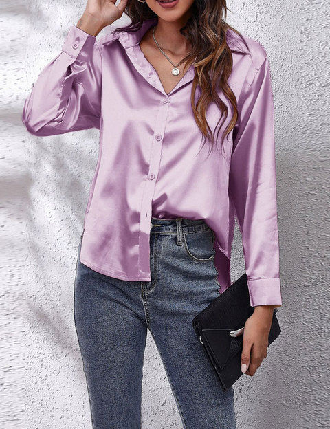 Women's Long Sleeve Blouse - Elegant Casual Top for Stylish Outfits 3