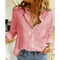 Women's Long Sleeve Blouse with Classic Collar – Elegant Office & Casual Top 5