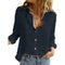 Women's Long Sleeve Blouse with Classic Collar – Elegant Office & Casual Top 8