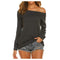Women’s Long Sleeve Simple Yellow T-Shirt Casual Elegant Top 5