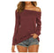 Women’s Long Sleeve Simple Yellow T-Shirt Casual Elegant Top 6