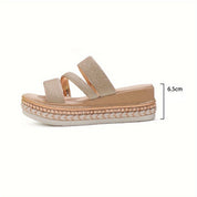 Women's Orthopedic Arch Support Sandals with Glitter Accents for Spring and Summer Comfort 6
