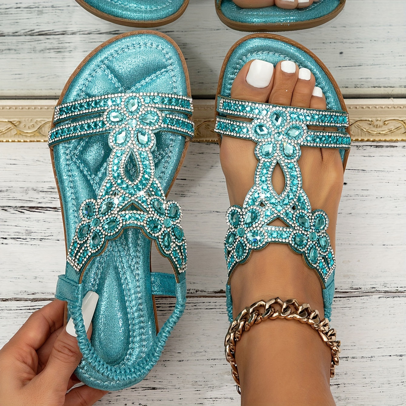Women's Orthopedic Sandals with Arch Support - Comfortable Boho Summer Footwear for Casual Style 0