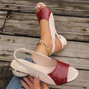 Women's Orthopedic Sandals with Arch Support High Heel Elegant Comfortable Summer Shoes 2
