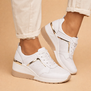 Women's Orthopedic Sneakers with Arch Support - Stylish Wedge Design for All-Day Comfort 0